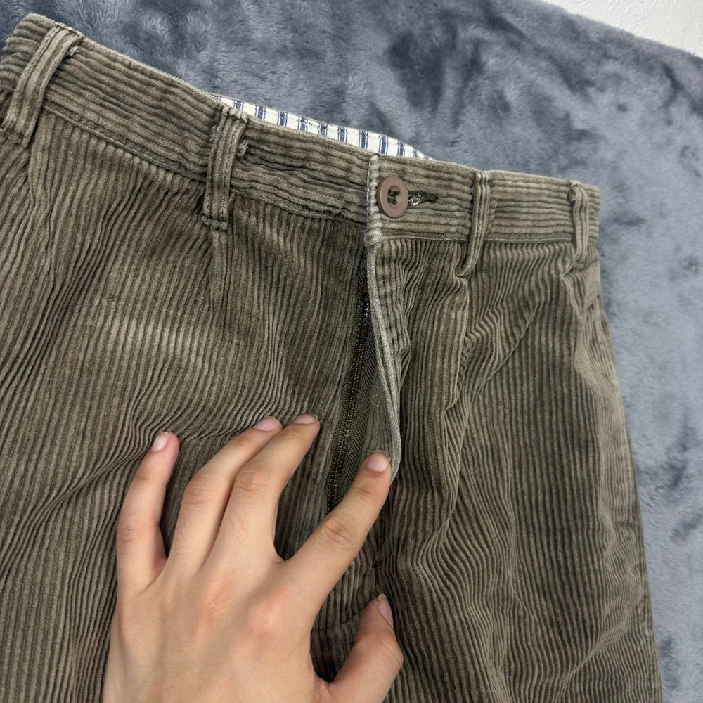 Gap Corduroy Pants Mens 29 Brown Excellent Vintage Straight Leg Wide Wale 9445